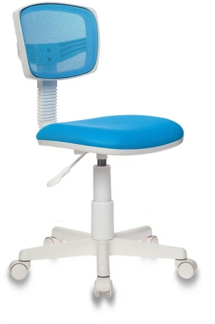 Кресло детское Бюрократ CH-W299 голубой TW-31 TW-55 крестовина пластик пластик белый