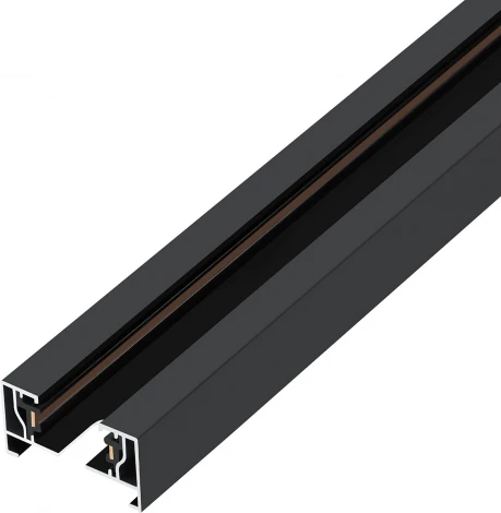 Накладной шинопровод однофазный металл/медь, черный, 2 метра Escada Prima ESTR10003