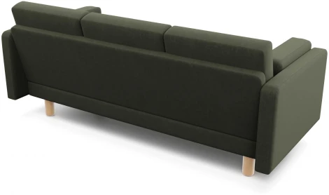 Диван Arsko прямой Ингвар Б велюр зеленый