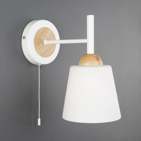 Бра Eurosvet Fresco 70085/1 белый (220V, выключатель)