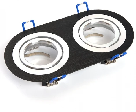 Светильник встраиваемый Feron DL2812 48462 50W G5.3 черный