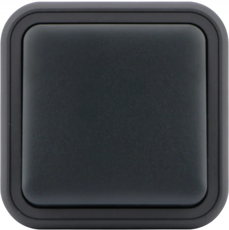 Переключатель 1-клавишный накладной, цвет антрацит IP55 Donel W55 DIP10628