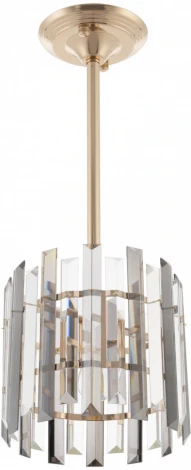 Подвесная люстра хрустальная на штанге Arte Milano Sorrento-1409 371409/1/350/200 GD (220V)