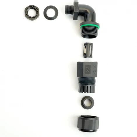 Коннектор угловой Stekker 49196