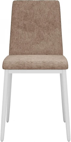 Стул DikLine 270 SB4 бежевый, ножки белые арт.00-00076718