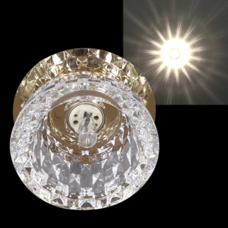 Встраиваемый точечный светильник Sneha 7298/H G9 GD (220V, круглые)