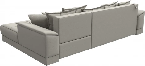 Диван угловой НордСтар правый угол (Бежевый/Рогожка) Лига Диванов арт.122927