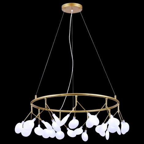 Подвесная люстра Natali Kovaltseva Grace 75125/8С GOLD SATIN