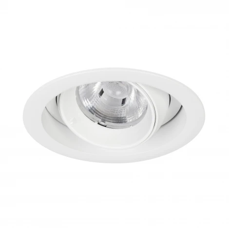 Встраиваемый светильник светодиодный MS-VORTEX-BUILT-R110-20W Warm3000 (WH-WH, 40 deg, 230V) (Arlight, IP20 Металл) 056566