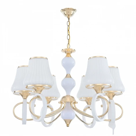 Подвесная люстра Arte Milano Florentia-2387 302387/6 Wh/Gd (220V, на цепи)