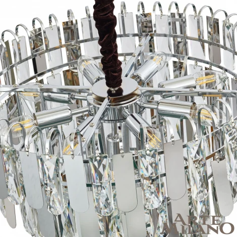 Подвесная люстра Arte Milano 25388.D600.H520.E14.11 Ni (220V, на цепи)