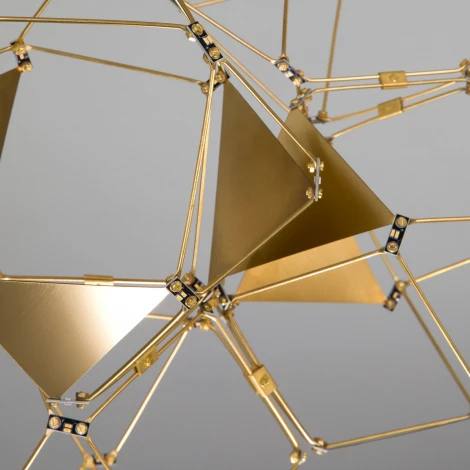 Подвесной светильник светодиодный Eurosvet Uma 90368/14 медь (220V, на тросе)