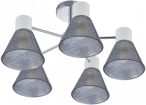 Потолочная люстра на штанге Arte Milano Napoli 322408/5 CR+WH (220V)
