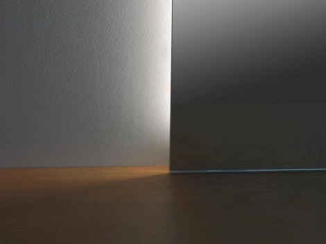 Зеркало Mede с подсветкой ОГОГО (арт.798703), (ЛДСП,Зеркало/Дуб Корбридж)