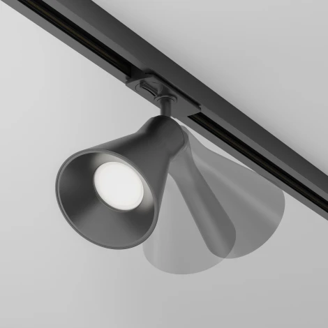 Трековый светильник Virar Unity GU10 10Вт (однофазный) Maytoni Technical TR022-1-GU10-B (220V, круглые)