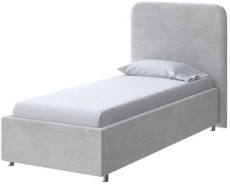 PROxSON Кровать Олаф (Ткань: Велюр Teddy Стальной) 90x200