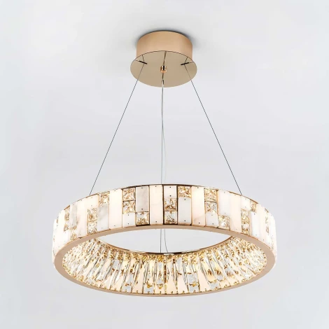 Подвесная люстра светодиодная с регулировкой цветовой температуры Modelux MODELUX ML.6988.600P GD