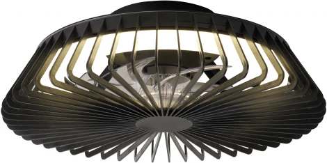 Потолочная люстра светодиодная с вентилятором Mantra Himalaya 8197 (регулировка яркости, 220V, пульт управления, круглые)