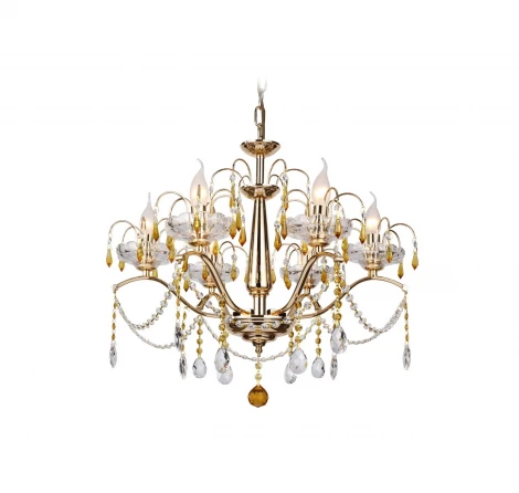 Подвесная люстра IDLamp Fiorenza 258/6-Gold