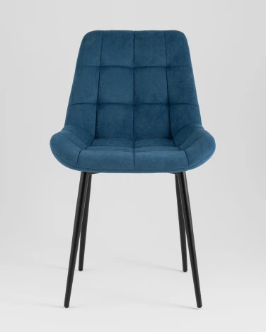 Стул Stool Group Флекс Original велюр синий 4 шт. УТ000042233