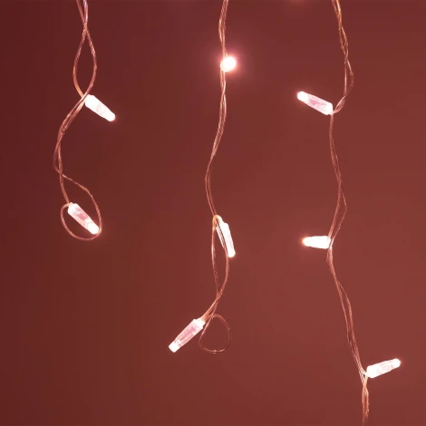 Светодиодная гирлянда ARD-EDGE-CLASSIC-2400x600-CLEAR-88LED-STD Rose Gold (230V, 6W) (IP65)