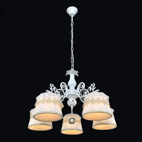 Подвесная люстра Максисвет 6770 2-6770-5-WH E14