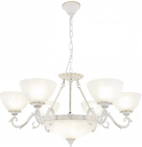 Подвесная люстра Arte Milano AM340518 340518/6-3 WT+G (220V, на цепи)