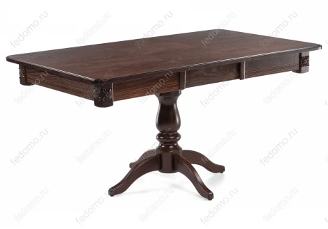Стол Woodville Матис орех темный 483897