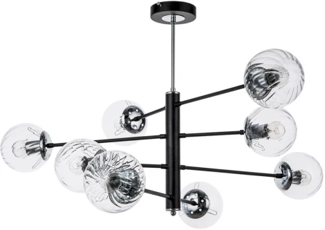 Потолочная люстра Arte Lamp Segin A3566PL-8BK