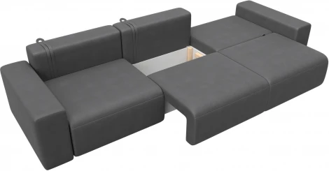 Диван прямой Лига-036 НПБ Классик Лонг Лига Диванов (Замша) арт.127681