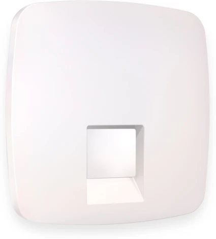 Лицевая панель Ambrella Volt OMEGA (Жемчуг) для компьютерной/телефонной розетки RJ-45/RJ-11 QUANT OP2120