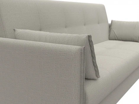 Диван-книжка Лига-018 (Бежевый/Рогожка) Лига Диванов арт.125608