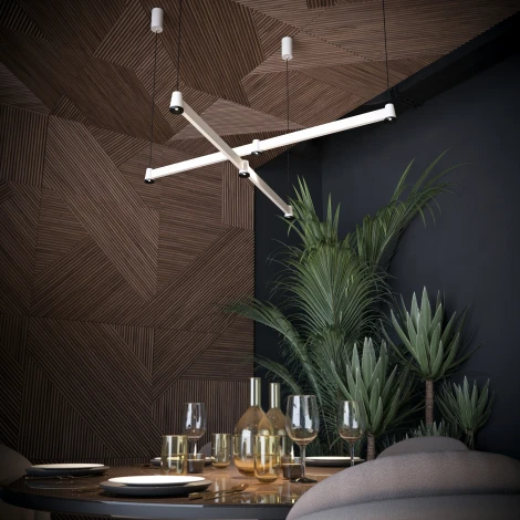 Подвесной светильник LED SP-ELIZEO-S1000-16W Warm3000 (WH, 35 deg, 230V) (Arlight, IP20 Металл) 036593