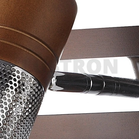 Спот N-Light 6203B 6203B/3E14 chrome + brown wood