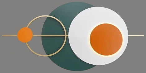 Настенный светильник 463-071-02 Velante (LED, 220V, пульт управления, круглые, кольцо)