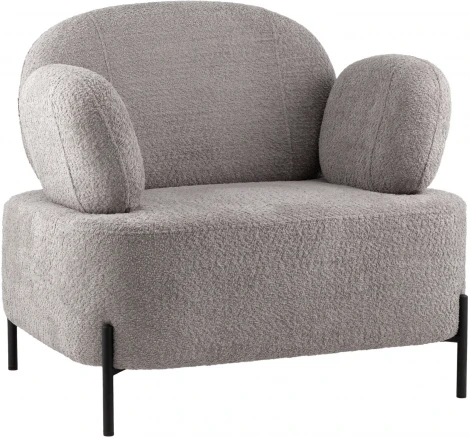 Кресло Stool Group Кэнди ткань букле светло-серый арт.УТ000040026