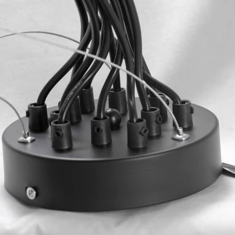 Подвесная люстра Lussole Loft Seneca GRLSP-8177 (220V, на тросе, шарики, IP21)