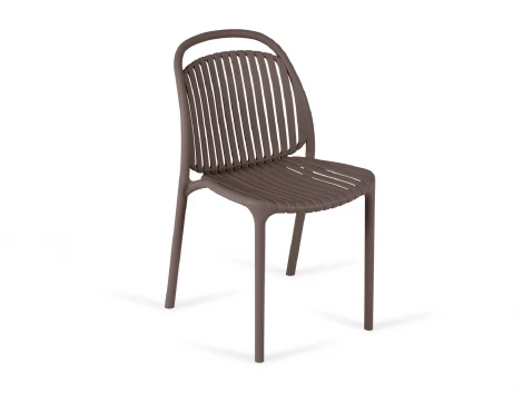 Комплект стульев Scoop 4 шт. ОГОГО Обстановочка! 966621 (Пластик/Коричневый)