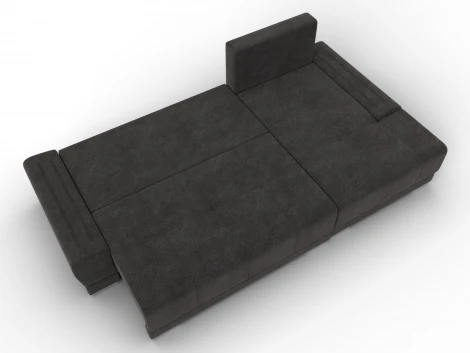 Диван угловой Лига-119 угол правый (ДСП,Брус,Фанера,ЛДС,Велюр/Темно-коричневый) Лига Диванов 137096