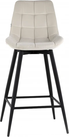 Стул барный Флекс с поворотным механизмом велюр бежевый Stool Group арт.УТ000040033