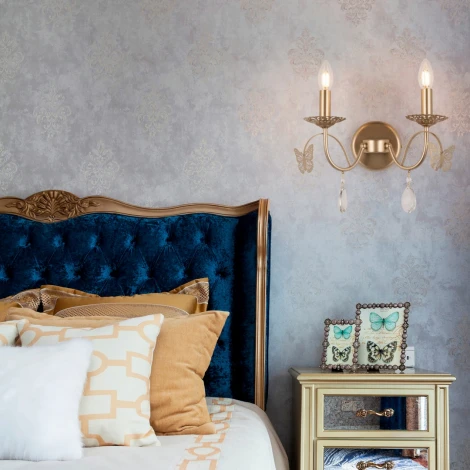 Бра Arte Milano AM346179 346179/2W CG (220V, подвески, подсвечник, свеча)