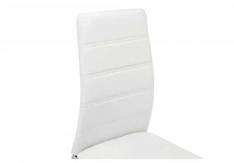 Обеденный стул на металлокаркасе Woodville Okus white 11192