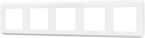 Рамка пластиковая FRM-VERSA-PL-5-WH (Arlight) 045190