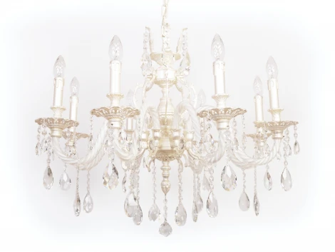 Подвесная люстра 3118/8 SV (220V, на цепи, свеча)