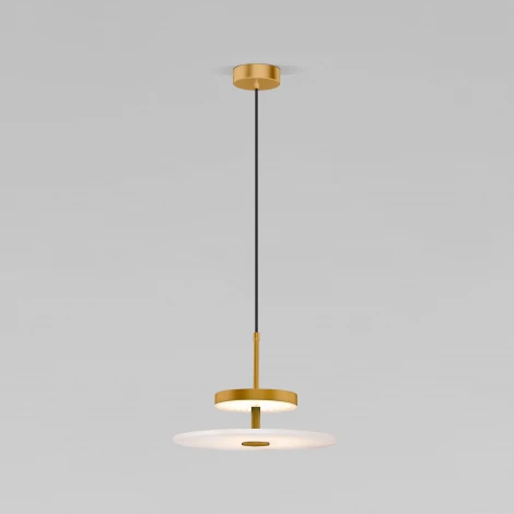 Подвесной светильник латунь Eurosvet Thasos 40342 LED (220V, на проводе, круглые)