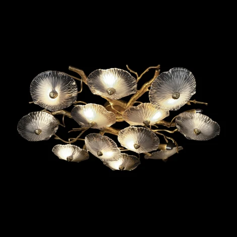 Потолочная люстра Loft It Bloom 10352/800C AB (220V, цветы, ветки)