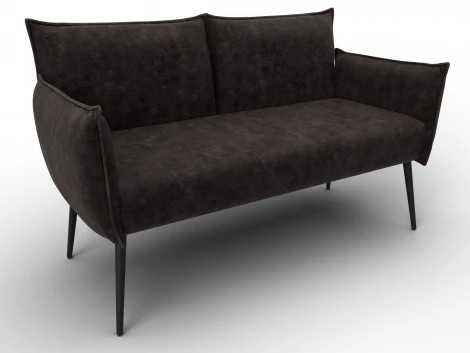 Диван прямой Лига-083 (Фанера/Металл/Велюр/Коричневый) Лига Диванов 131079