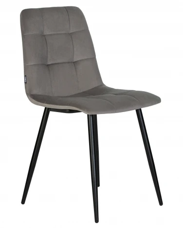 Стул обеденный CHILLY (Темно-серый Holland 18, основание черное)