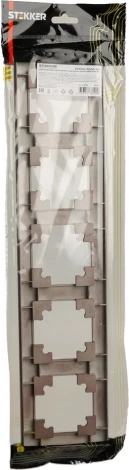 Рамка на 5 постов (золото) Stekker Катрин 49610