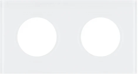 Рамка стеклянная FRM-GLARE-GC-2-WH (Arlight) 043835